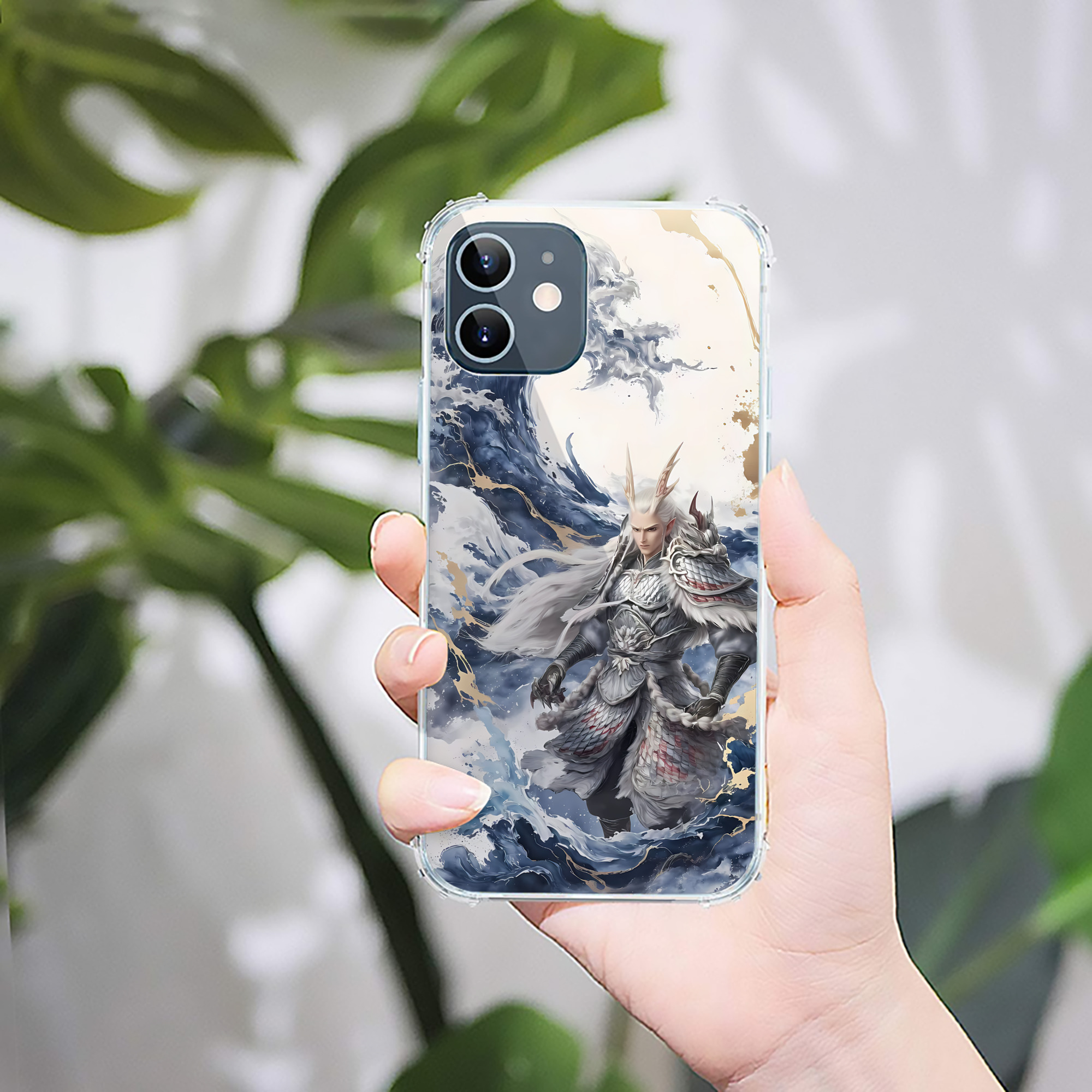 （画像用） Ne Zha 2 ナタ 魔童の大暴れ 【iPhone 12シリーズ対応】透明スマホケース（クリアソフトケース）